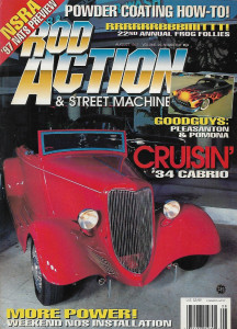 ROD ACTION & STREET MACHINES 1997 AUG - '34 CABRO, NOS, FROG FOLLIES
